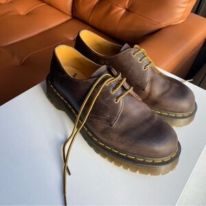 Dr. Martens 1461 Crazy Horse Leather Oxford Brown Men's Shoes